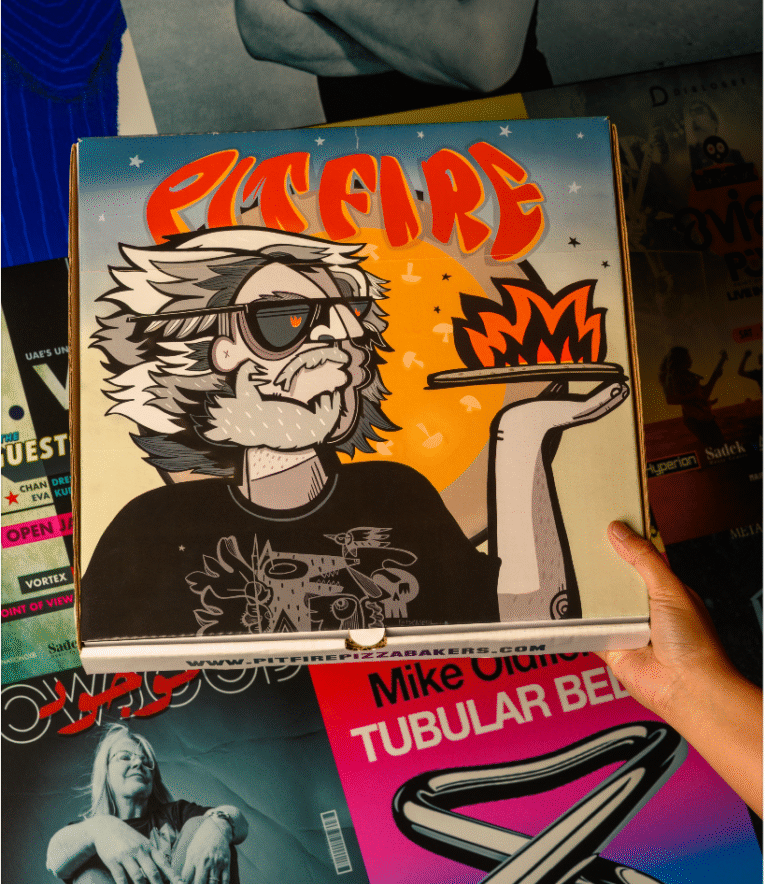 pitfire pizza box art program