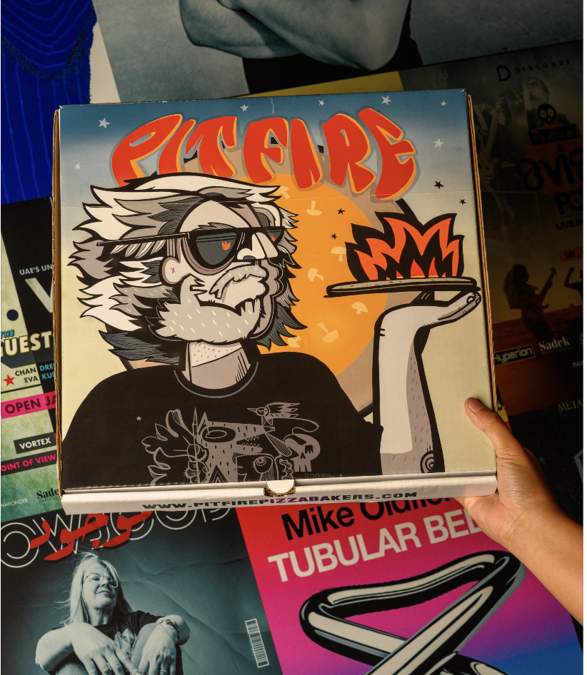 pitfire pizza box art program