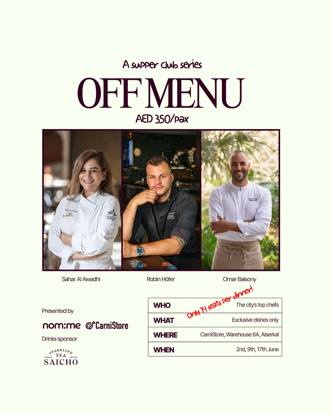 nom:me | Off Menu by nom:me x CarniStore: Volume 2