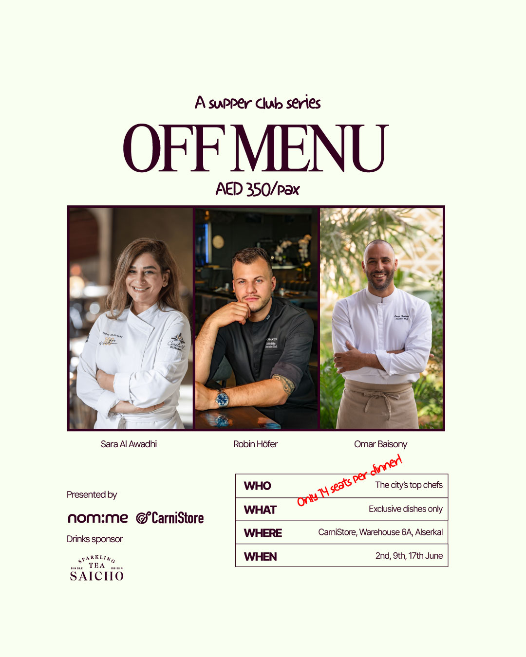 nom:me | Off Menu by nom:me x CarniStore: Volume 2